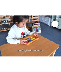 Bộ khóa mầu - Giáo cụ Montessori