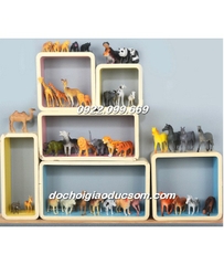 Bộ mô hình 40 con vật nhựa loại to đẹp giá rẻ