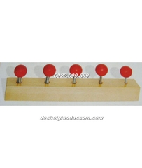 Bộ xoáy ốc Giáo cụ Montessori Nut and Button set B