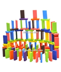 Domino gỗ màu sắc - 120 chi tiết