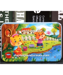 XẾP HÌNH GỖ PUZZLE 60 MẢNH HỘP THIẾC  - GHÉP HÌNH 60 Miếng