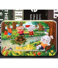 XẾP HÌNH GỖ PUZZLE 60 MẢNH HỘP THIẾC  - GHÉP HÌNH 60 Miếng