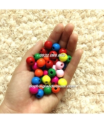 Hạt gỗ nhiều màu size 11-12mm