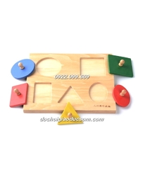 Bảng hình dạng cơ bản - Giáo cụ Montessori