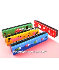 Kèn Harmonica gỗ - đồ chơi âm nhạc cho bé giá rẻ, hàng đẹp