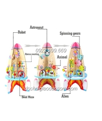 Đồ chơi luồn hạt tên lửa đa năng - Hàng cao cấp bền