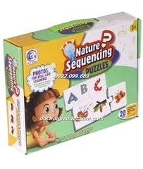Bộ thẻ ghép 3 bước phát triển Nature Sequencing Fun to grow