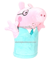 Rối peppa pig Daddy - màu xanh