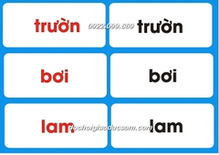 FLASH CARD TIẾNG VIỆT, TỪ ĐƠN 1 Giá tốt