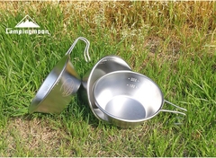BÁT ĂN DÃ NGOẠI BBQ CAMPINGMOON S220 - MÀU BẠC