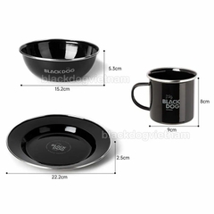 BÁT ĐĨA TRÁNG MEN DÃ NGOẠI BLACKDOG BD-YC004 / BD-YC005 / BD-YC006