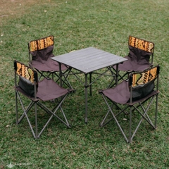 [CHO THUÊ_BG1] BỘ BÀN GHẾ DÃ NGOẠI KHUNG NHÔM GẤP GỌN