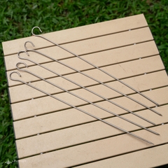 |CHO THUÊ| COMBO 5 XIÊN XIÊN NƯỚNG INOX LOẠI NGẮN 35CM