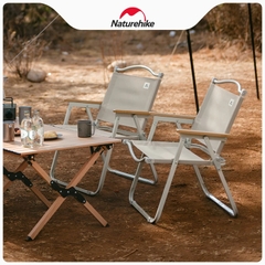 GHẾ GẤP DÃ NGOẠI VINTAGE KHUNG SẮT TAY GỖ NATUREHIKE CNK2300JU012