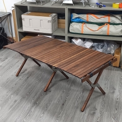 BÀN GỖ CUỘN GẤP GỌN CAO CẤP SIZE LỚN GỖ SỒI MỸ MADE IN VIETNAM