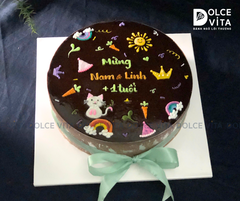 [495] Chocolate mousse vẽ chi tiết dễ thương (30-30-50-70)