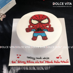 [065] (60) Bánh Vẽ Spiderman Bé Trai (Siêu anh hùng)