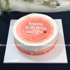 161 Bánh đơn giản tông đỏ