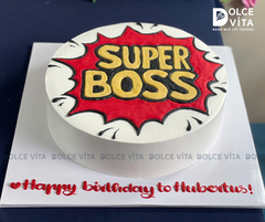 [2973] (50) Bánh SUPER BOSS tặng cho sếp nam