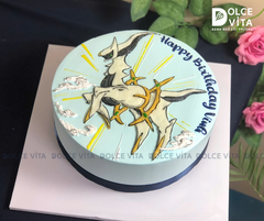 [2992] (90) Bánh kem vẽ Pokemon Arceus theo sở thích