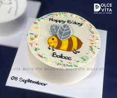 [1962] (60) Bánh kem vẽ chú Ong vui tươi