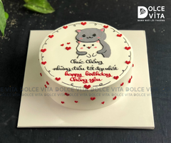 [965] Bánh Kem Mèo Đôi Xinh Cute (40)