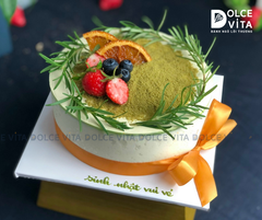 692 Bánh trang trí bột bông lan trà xanh - hương thảo [Liti]