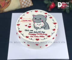 [965] Bánh Kem Mèo Đôi Xinh Cute (40)