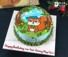 [2869] (90) Bánh vẽ chú Sóc con (Squirrel)