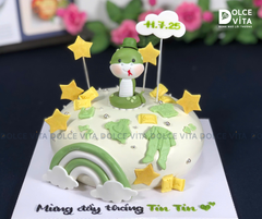 [1610] (200) Bánh Kem Tạo Hình Chú Rắn Cho Sinh nhật, Thôi nôi, Đầy tháng tuổi Rắn