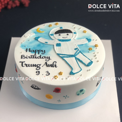 333 (80) Bánh vẽ phi hành gia cho bé trai