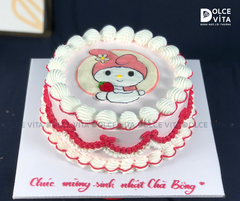 [419] (60) Bánh Vẽ Thỏ Melody Đáng Yêu cho Bé Gái