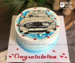 [3183] (80) Bánh Sinh Nhật Vẽ Xe bán tải (pickup) RAM
