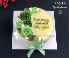 [20/10] (45-60-60-80) Green Tea Lemon trang trí hoa nhẹ nhàng