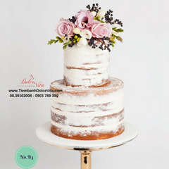 Bánh cưới trần (semi naked/ naked wedding cakes)