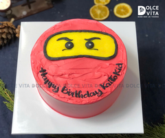 [1839] (40) Bánh kem vẽ hình Kai (LEGO Ninjago)