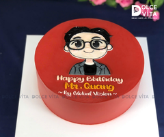 [1418] (80) Bánh Vẽ Phác Thảo Nam – Món Quà Cá Nhân Hóa