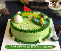 [2128] (180) Bánh kem chủ đề sân golf/ gôn