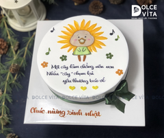 [2069] (40) Bánh trang trí hoa hướng dương cho các dịp chúc mừng, tri ân