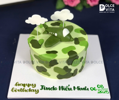 [1791] (200) Bánh Kem Máy Bay Quân Sự – Mạnh Mẽ & Cá Tính