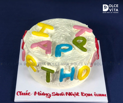 [1964] Bánh kem chữ nổi 3D - Đơn giản mà ấn tượng