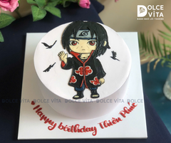 [3027] (95) Bánh Kem Vẽ Nhân Vật Itachi Uchiha – Chủ Đề Naruto Cho Fan Anime