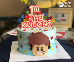 2940] (240) Bánh kem chủ đề Roblox