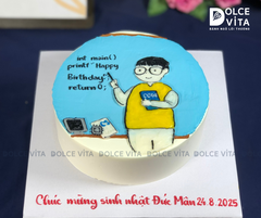 [2045] (80) Bánh sinh nhật dành cho Lập trình viên - Coder