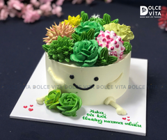 1024 (SM110-180-230) Bánh Kem Xương Rồng (Cactus Flower) Tinh Tế
