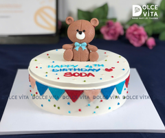 [1806] (80) Bánh Kem Tạo Hình Chú Gấu Dễ Thương Cho Sinh nhật, Dịp vui