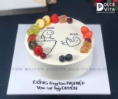 [2928] (50) Bánh vẽ hình năm mới - năm cũ hài hước, lạc quan