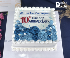 [0347] Bánh hình vuông in logo kỷ niệm ngày thành lập