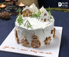TD015 (70 - 100 - 140) Bánh giáng sinh/ Noel/ Christmas cake) trang trí bánh quy gừng