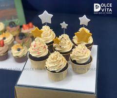[1444] Set cupcake cắm tag ngôi sao